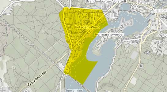 Immobilienpreisekarte Potsdam Potsdam West